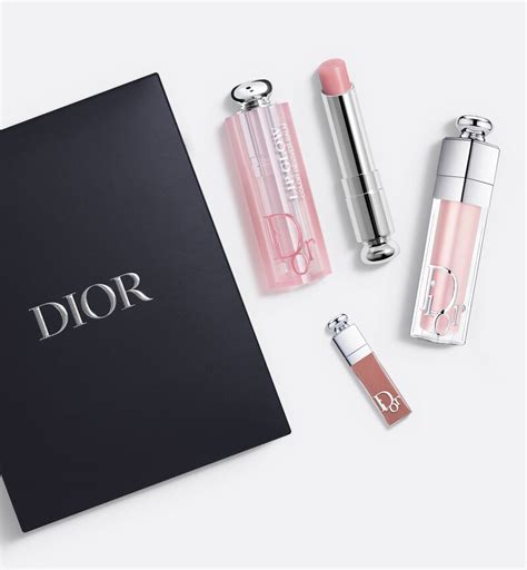 Cofanetto trucchi Dior Addict: 1 balsamo labbra e 2 gloss 